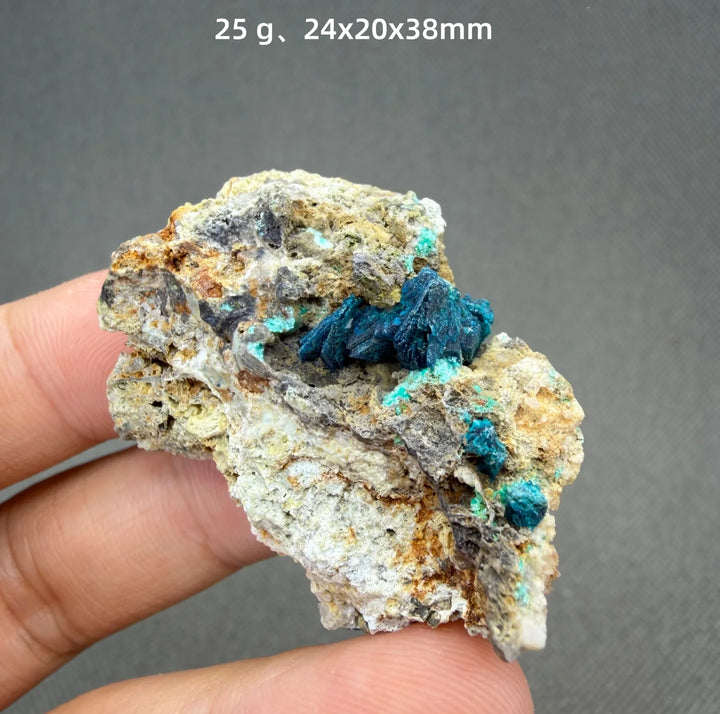 Veszelyite Crystal Cluster Specimen