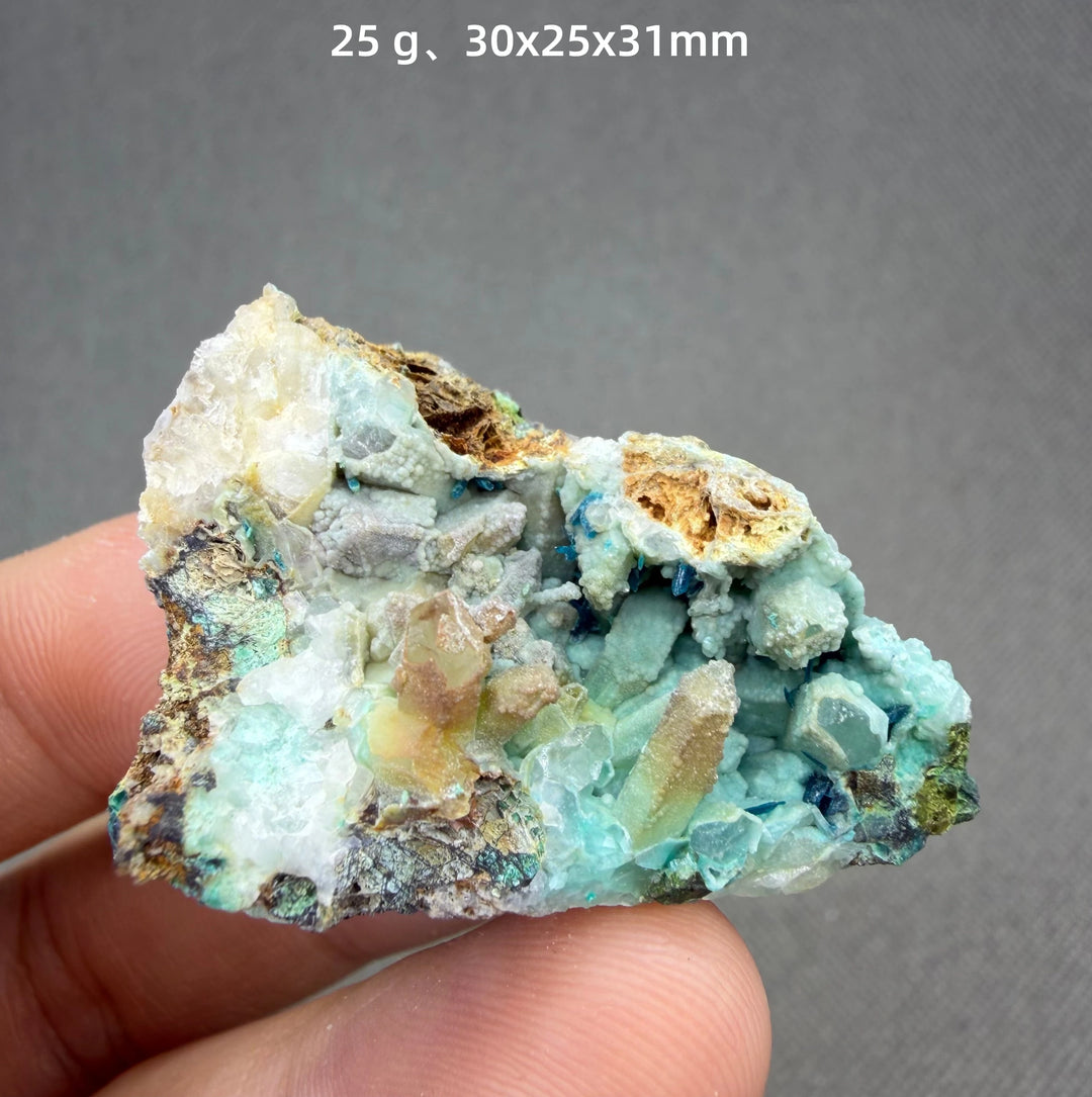 Veszelyite Crystal Cluster Specimen
