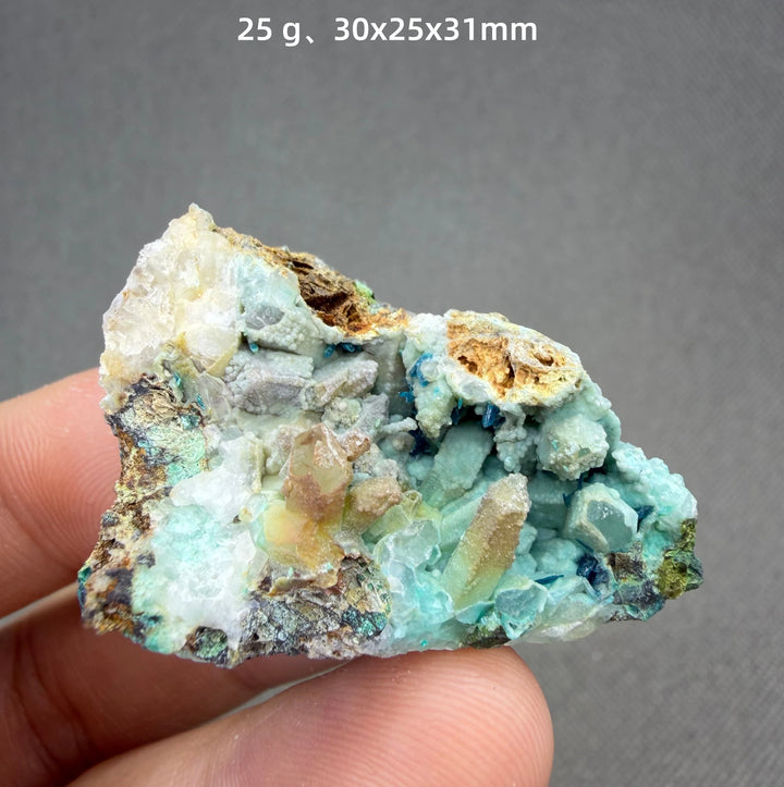 Veszelyite Crystal Cluster Specimen