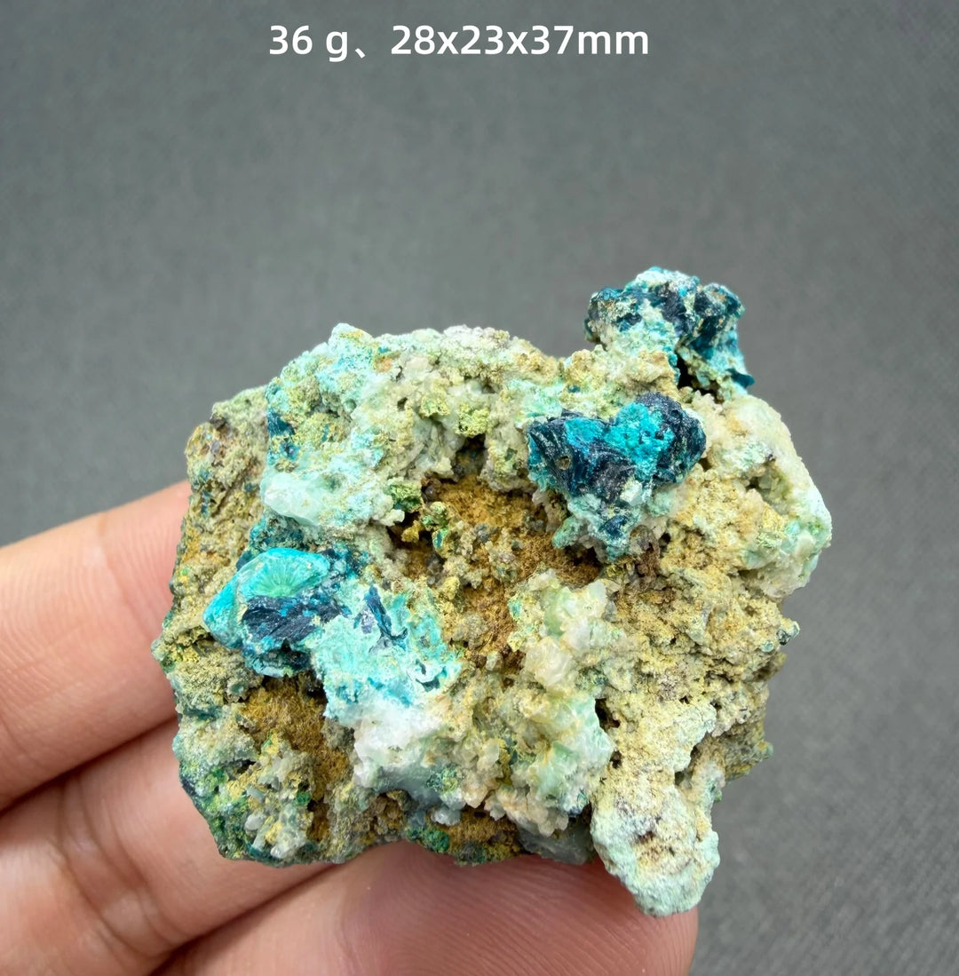 Veszelyite Crystal Cluster Specimen