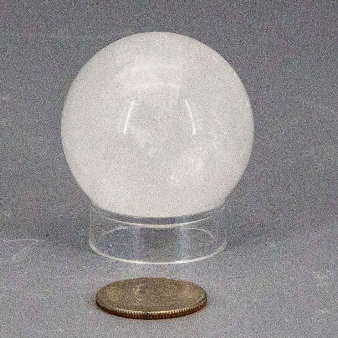 White Quartz Sphere 45mm-Spheres-Crystal Destiny-White Quartz-126g - 45mm-Crystal Destiny