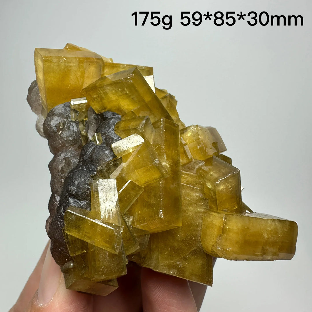 Yellow Barite Crystal Cluster