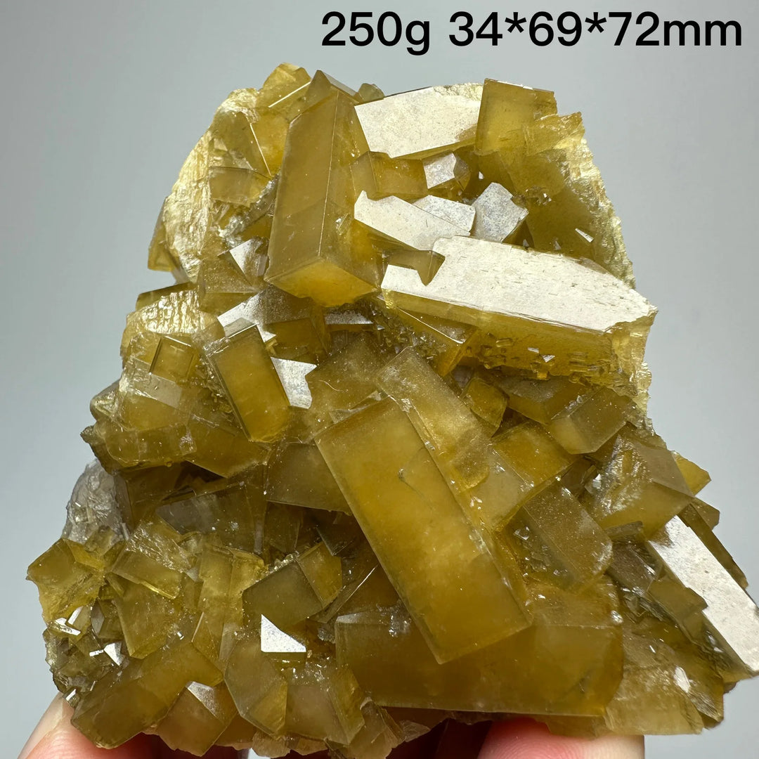 Yellow Barite Crystal Cluster