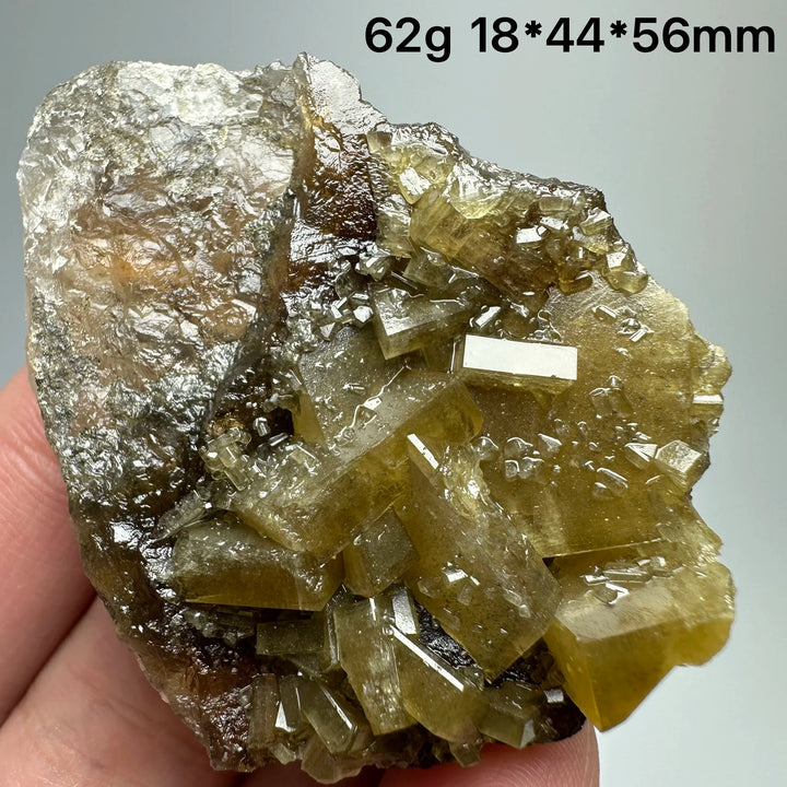 Yellow Barite Crystal Cluster