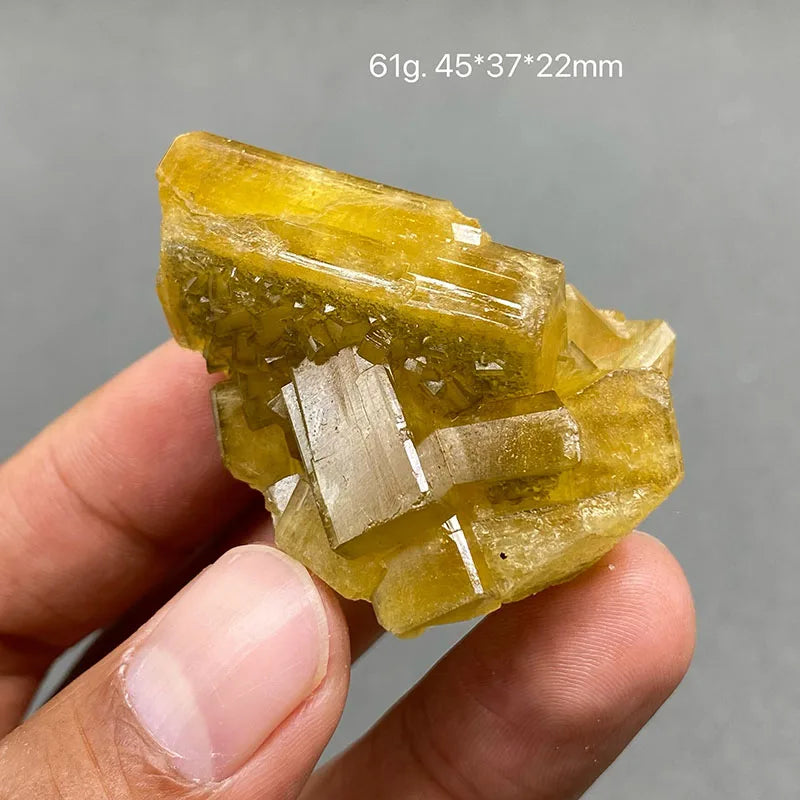 Yellow Barite and Fluorite Specimen