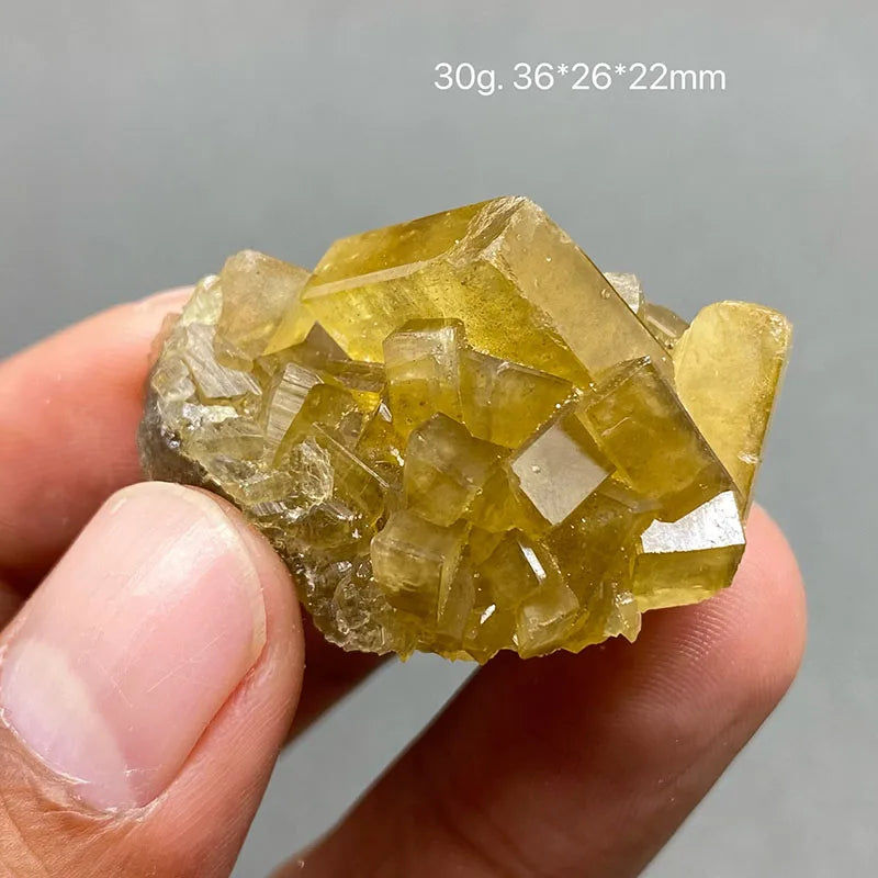 Yellow Barite and Fluorite Specimen