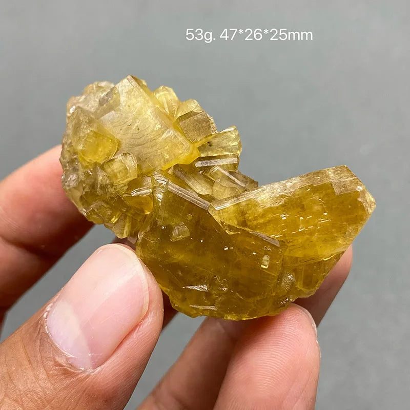 Yellow Barite and Fluorite Specimen