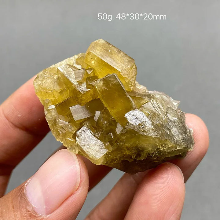 Yellow Barite and Fluorite Specimen