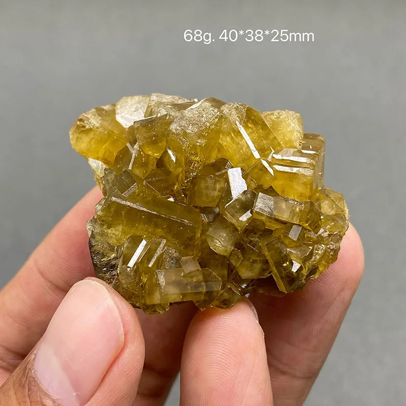 Yellow Barite and Fluorite Specimen