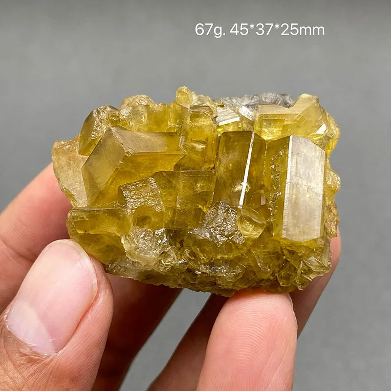 Yellow Barite and Fluorite Specimen