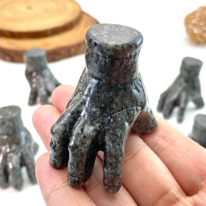 Yooperlite Ghost Hand Carving | UV Fluorescent Crystal