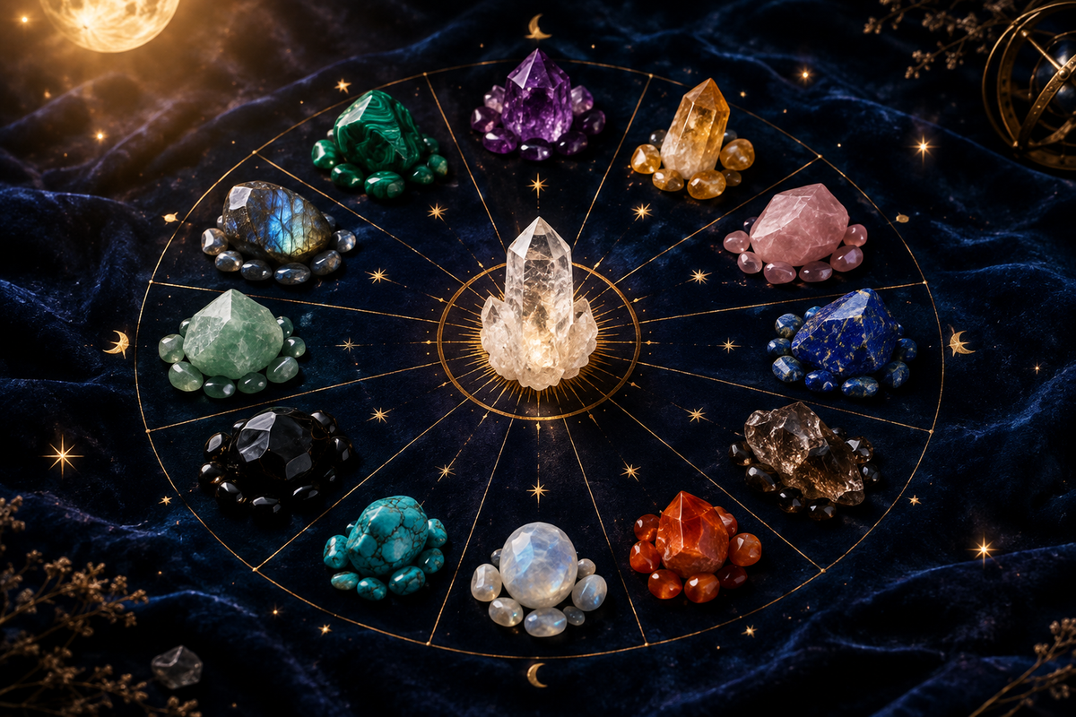 Celestial crystal arrangement hero