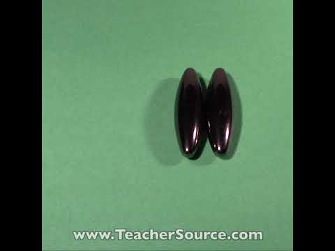 Natural Magnetic Hematite Olive Shaped Bead 38x13mm